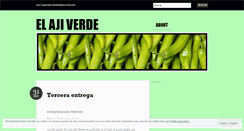 Desktop Screenshot of elajiverde.wordpress.com