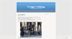 Desktop Screenshot of frroger.wordpress.com