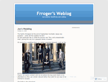 Tablet Screenshot of frroger.wordpress.com