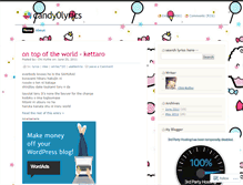 Tablet Screenshot of candy0lyrics.wordpress.com