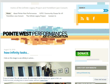 Tablet Screenshot of pointewestdance.wordpress.com