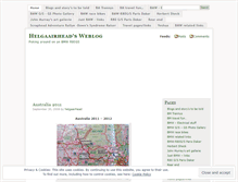 Tablet Screenshot of helgaairhead.wordpress.com