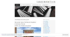 Desktop Screenshot of larasbookclub.wordpress.com