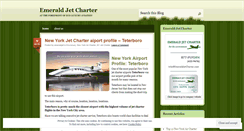 Desktop Screenshot of emeraldjetcharter.wordpress.com