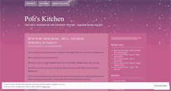 Desktop Screenshot of poliskitchen.wordpress.com