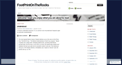 Desktop Screenshot of footprintonrock.wordpress.com