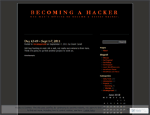 Tablet Screenshot of howtobecomeahacker.wordpress.com