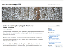 Tablet Screenshot of lamontcummings110.wordpress.com