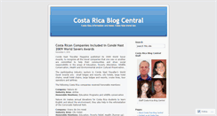 Desktop Screenshot of costaricablogcentral.wordpress.com