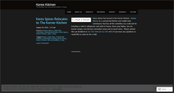 Desktop Screenshot of kereskitchen.wordpress.com