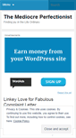 Mobile Screenshot of mediocreperfectionist.wordpress.com