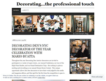 Tablet Screenshot of donayredecorating.wordpress.com