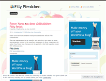 Tablet Screenshot of fillypferdchen.wordpress.com