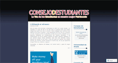 Desktop Screenshot of consejoestudiantesuah.wordpress.com