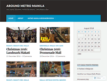 Tablet Screenshot of metromanila.wordpress.com