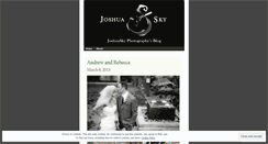 Desktop Screenshot of joshuaskyphotography.wordpress.com