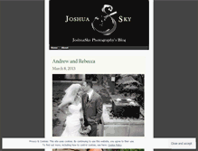 Tablet Screenshot of joshuaskyphotography.wordpress.com