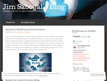 Tablet Screenshot of jimsabogal.wordpress.com