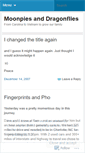Mobile Screenshot of moonpies.wordpress.com