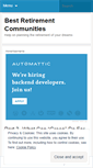 Mobile Screenshot of bestretirementcommunities.wordpress.com