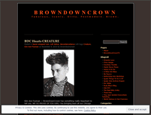 Tablet Screenshot of browndowncrown.wordpress.com