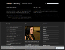 Tablet Screenshot of h0neyb.wordpress.com