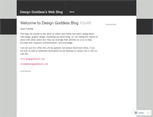 Tablet Screenshot of designgoddess.wordpress.com