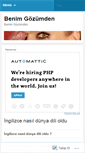 Mobile Screenshot of benimgozumden.wordpress.com