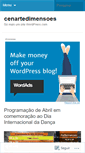 Mobile Screenshot of cenartedimensoes.wordpress.com