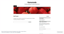 Desktop Screenshot of homemadecookingandbaking.wordpress.com