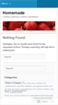 Mobile Screenshot of homemadecookingandbaking.wordpress.com