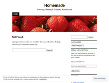 Tablet Screenshot of homemadecookingandbaking.wordpress.com