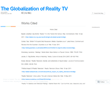 Tablet Screenshot of globalizationofrealitytv.wordpress.com