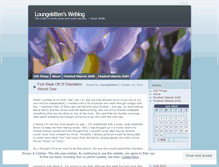 Tablet Screenshot of loungekitten.wordpress.com