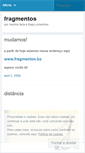 Mobile Screenshot of fragmentosblog.wordpress.com
