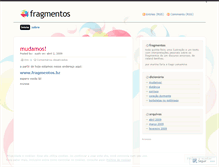 Tablet Screenshot of fragmentosblog.wordpress.com