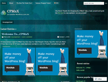 Tablet Screenshot of cpmaxrocks.wordpress.com