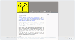 Desktop Screenshot of muslimskanyhetsbyran.wordpress.com
