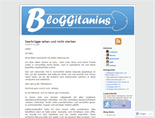 Tablet Screenshot of bloggitanius.wordpress.com