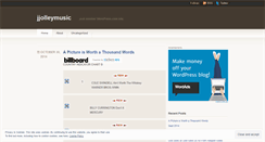 Desktop Screenshot of jjolleymusic.wordpress.com