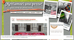 Desktop Screenshot of mettiamociunapezza.wordpress.com