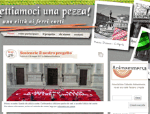 Tablet Screenshot of mettiamociunapezza.wordpress.com