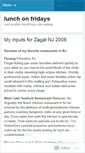Mobile Screenshot of lunchonfriday.wordpress.com