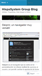 Mobile Screenshot of hispasystem.wordpress.com
