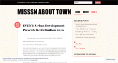 Desktop Screenshot of misssnabouttown.wordpress.com