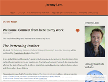 Tablet Screenshot of jrlent.wordpress.com