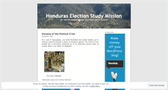 Desktop Screenshot of honduraselections.wordpress.com