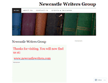 Tablet Screenshot of newcastlewritersgroup.wordpress.com