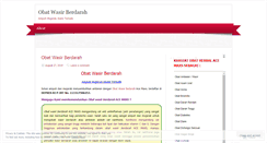Desktop Screenshot of obatwasirberdarahampuhmujarab.wordpress.com