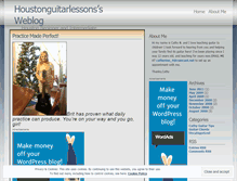 Tablet Screenshot of houstonguitarlessons.wordpress.com